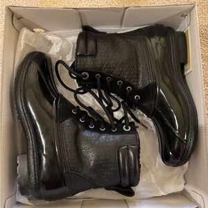 Michael Koras “Easton” bootie/rainboots, black, size 6, worn once